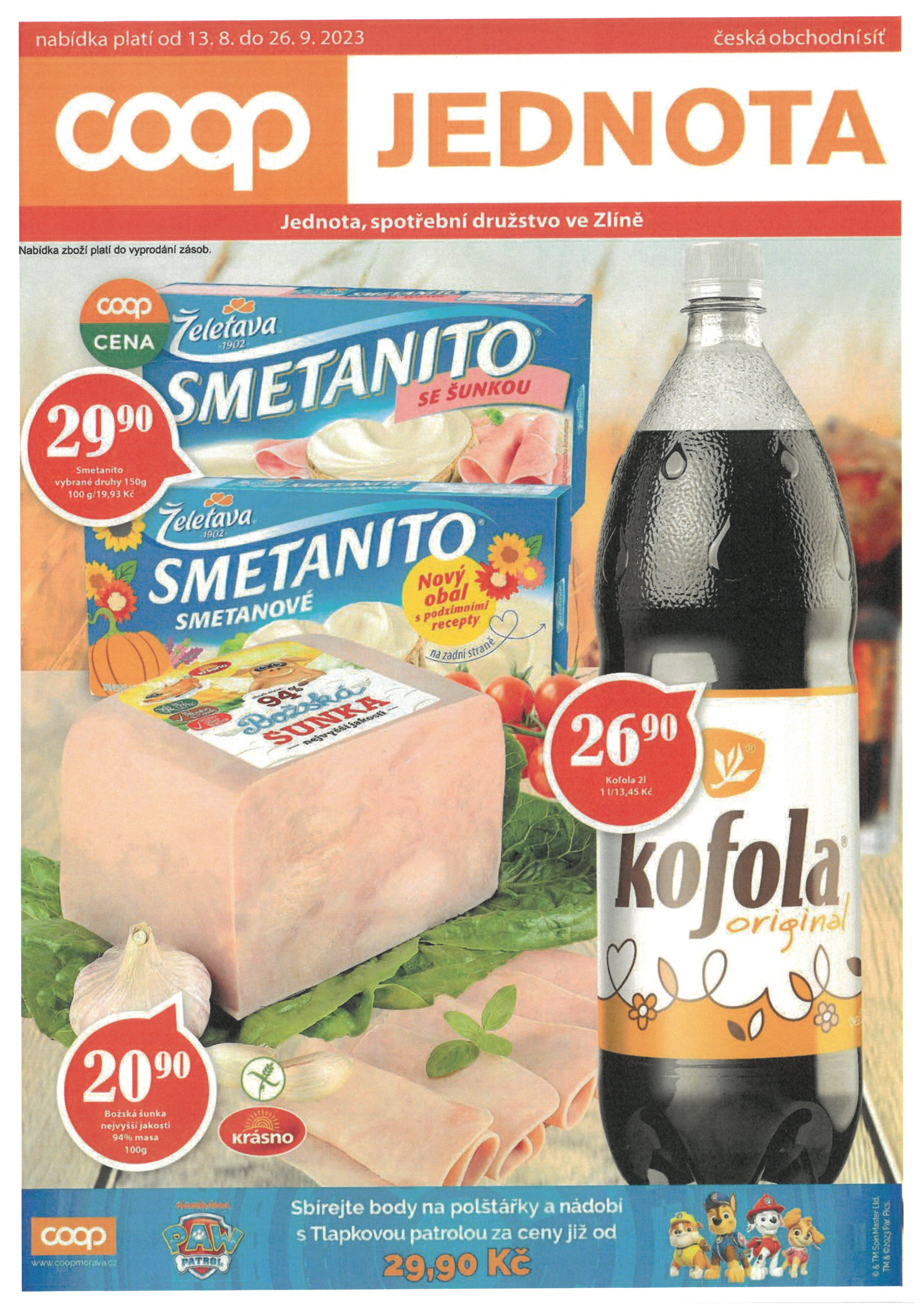 Nabídka od 13. 9. do 26. 9. 2023