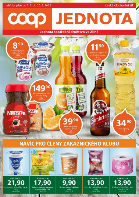 Nabídka od 7. 5. do 20. 5. 2025 