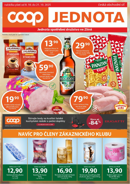 Nabídka od 8. 10. do 21. 10. 2025