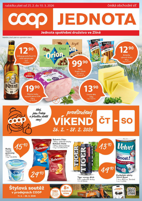 Nabídka od 25. 2. do 10. 3. 2026