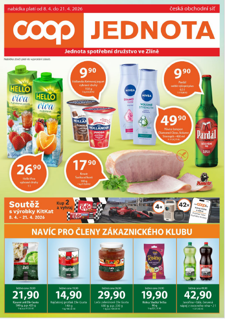 Nabídka od 8. 4. do 21. 4. 2026