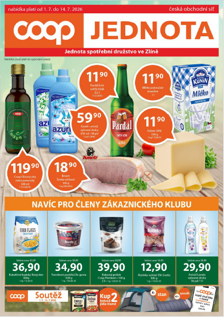 Nabídka od 1. 7. do 14. 7. 2026 Nabídka od 1. 7. do 14. 7. 2026