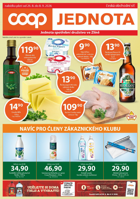 Nabídka od 26. 8. do 8. 9. 2026